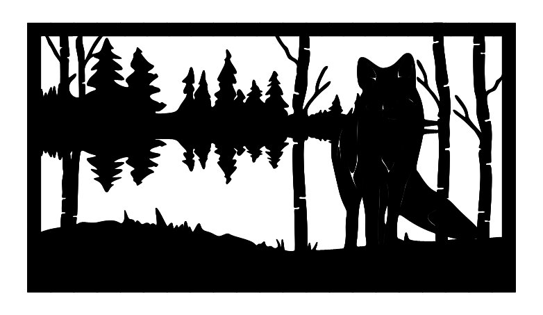 loup silhouette