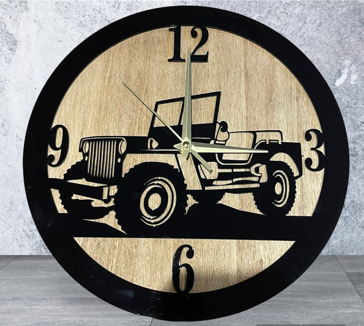 Horloge mural Jeep Willys